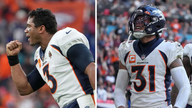 Russell Wilson, Justin Simmons